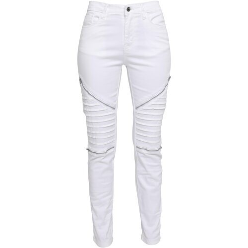 Urban Classics Women's stretch biker trousers white Cijene