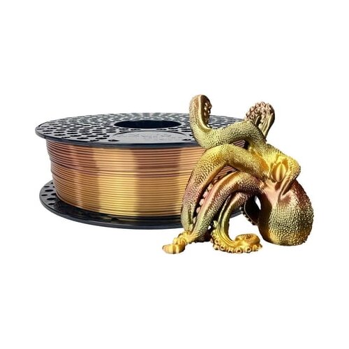 AzureFilm PLA Silk Rainbow Amber, 1,75 mm / 1000 g Cene