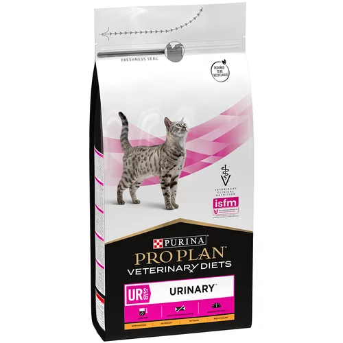 Purina Pro Plan Veterinary Diets Purina Veterinary Diets Feline UR ST/OX Urinary piščanec - Varčno pakiranje: 2 x 1,5 kg