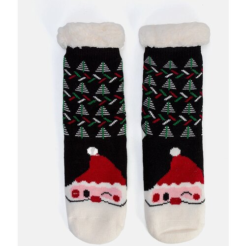 Gemre Black insulated socks with Santa Claus Lima Cene