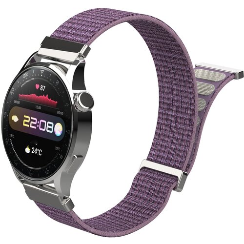 INF Združljiv s Huawei Watch GT5/GT3 20 mm najlonski pašček z kovinsko zaponko - vijoličen, (5000079572) Cene