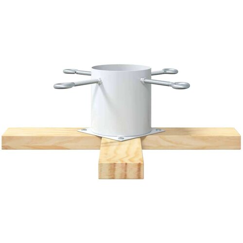 VidaXL Stalak za božićno drvce 1.73 Bijelo 50 x 50 x 16 cm Slike