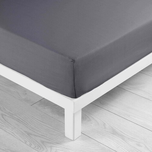 Douceur d intérieur Antracitno siva napenjalna rjuha iz mikrovlaken 90x190 cm Oscar – Cene