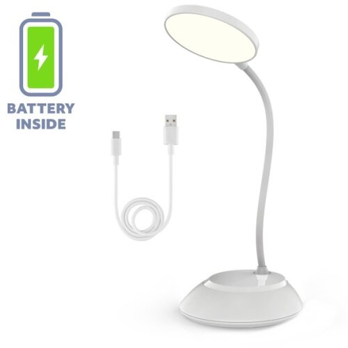  LED prigu&amp;scaron;iva punjiva stona lampa VISUA LED/5W/5V 3000-5000K bela Slike