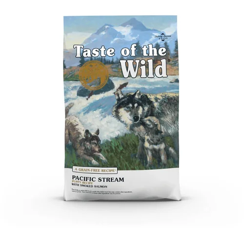 Taste Of The Wild pacific stream, puppy – prekajeni losos 5,6 kg