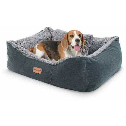 brunolie Emma, košara za psa, perivo, protuklizno, prozračno, dvostrani madrac, jastuk, veličina S (67 × 20 × 59 cm)
