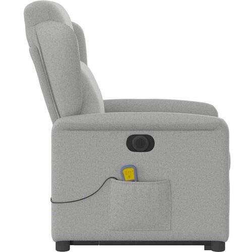 VidaXL Električni masažni naslonjač na podizanje tkanina oblačnosivi Slike