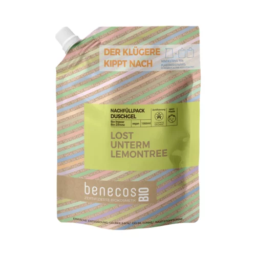 Benecos benecosBIO gel za prhanje "Lost unterm Lemontree" - 1.000 ml
