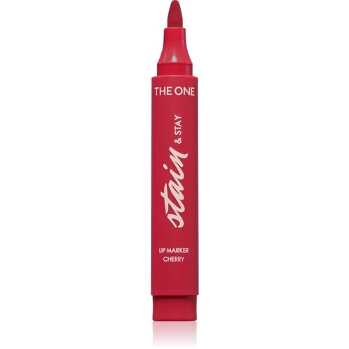 Oriflame The One Stain &amp;amp; Stay dolgoobstojna &amp;scaron;minka v obliki flomastra odtenek Cherry 2.5 g Slike