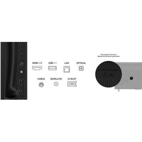 Tcl Televizor Smart 50V6C, LED, 4K, Google TV, Crni Slike