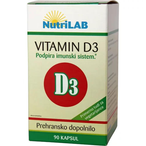  Nutrilab Vitamin D3, kapsule