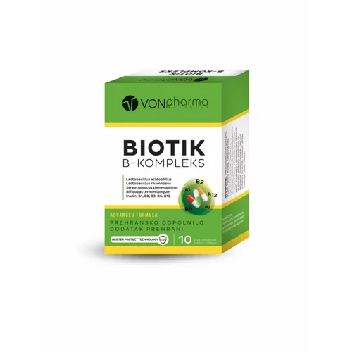  VonPharma Biotik B-kompleks, vegetarijanske tablete
