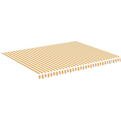  Zamjenska tkanina za tendu žuto-bijela 4,5 x 3,5 m Slike