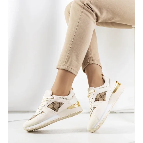 D/CEO Beige Selma women's sneakers