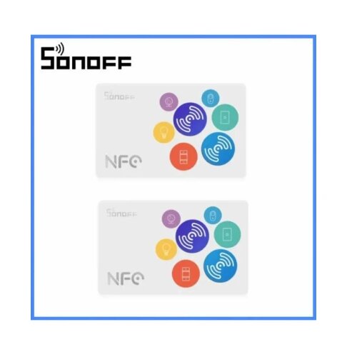SONOFF NFC Tag smart-home kartica sa 2 programabilna taga (samolepljivi, 18mm), može im se dodeliti uloga aktivacije neke predefinisane scene putem prislanjanja mobilnog telefona (NFC komunikacija) Cene