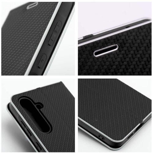 Oem LUNA Book Carbon futrola za SAMSUNG GALAXY A57 5G crna Slike