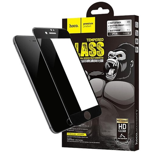 Hoco Zaštitno staklo za iPhone 7 / 8 - G1 - Flash attach Cijene