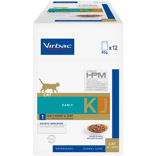 Virbac Veterinary Cat Early Kidney & Joint KJ1 - 24 x 85 g