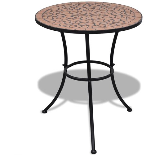 vidaXL Bistro miza terakota 60 cm mozaik Cene