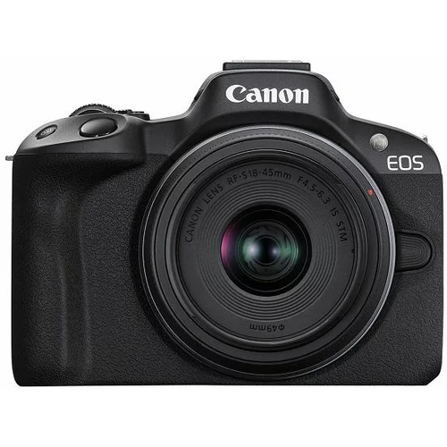 Canon Mirrorless Camera EOS R50 + RF-S 18-45mm f/4.5-6.3 IS STM