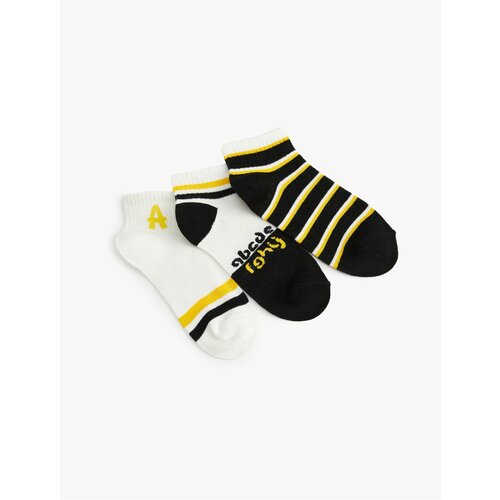 Koton 3-Piece Booties Socks Set Patterned Cotton Slike