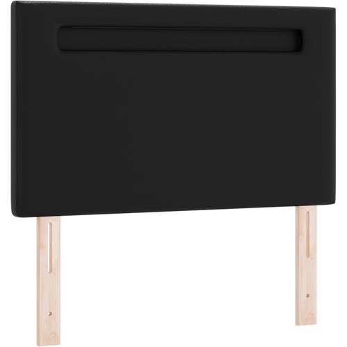 vidaXL Naslon za glavo Enostavna zasnova Črna 90 cm umetno usnje, (22008478) Cene