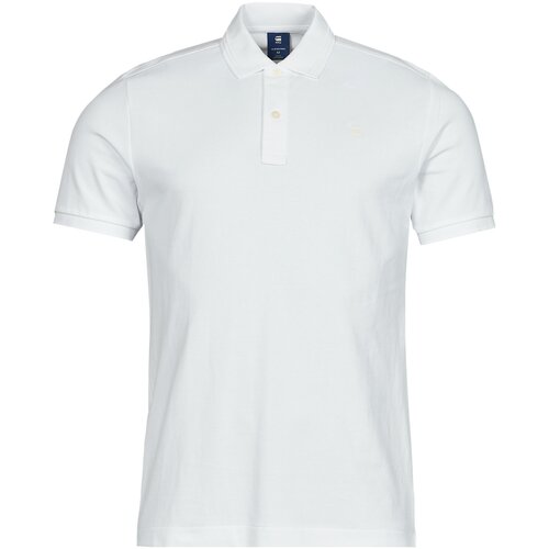 G-star Raw Polo majice kratki rokavi Dunda slim polo s\s Bela Cene