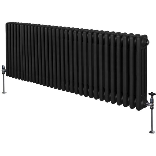 Monster tradicionalni radiator s 3 stebri - 600 x 1462 mm - črn, (21569932) Cene