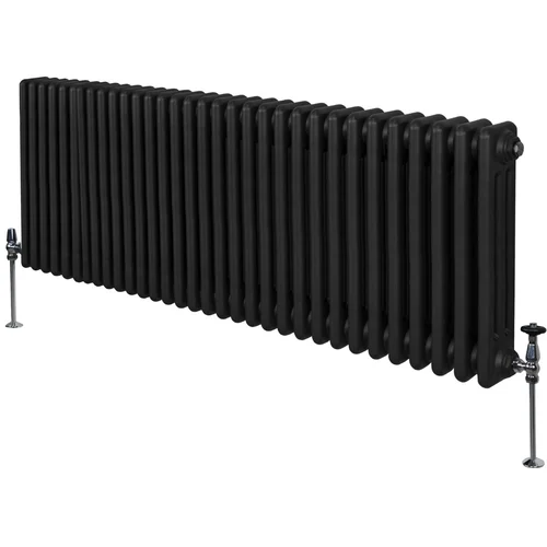 Monster Tradicionalni radiator s 3 stebri - 600 x 1462 mm - črn, (21569932)