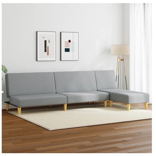 vidaXL 2-dijelni set sofa svjetlosivi od tkanine Cijene