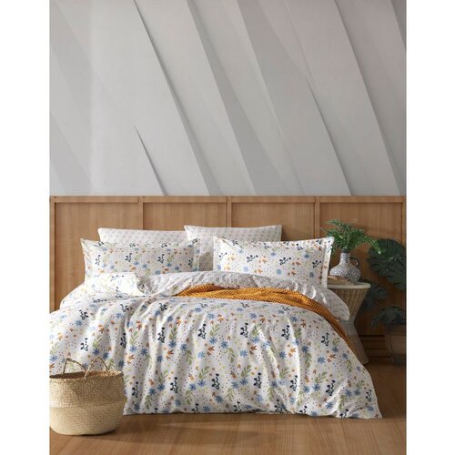  May White Orange Blue Ranforce Set Posteljine Cene