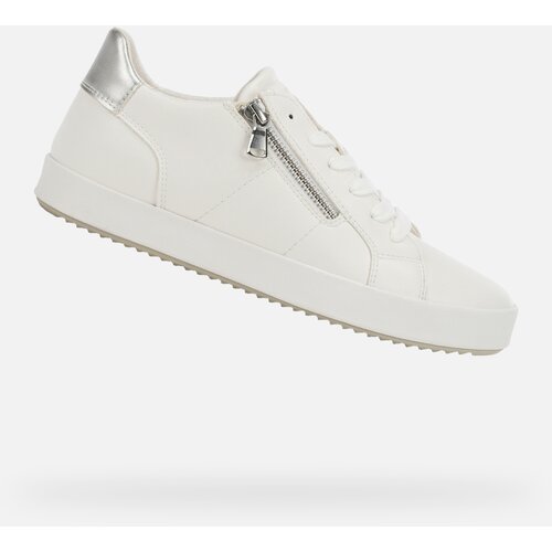 Geox White women's sneakers Blomiee - Women's Cene