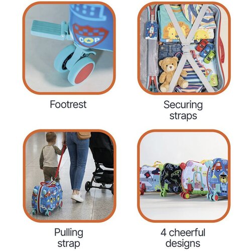 Zopa dječji kofer na kotačiće Pack&amp;amp;Ride Safari Slike