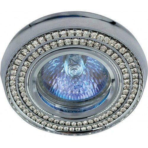 Mitea Lighting M206046 ugradna svetiljka hrom+kristali okrugla Slike