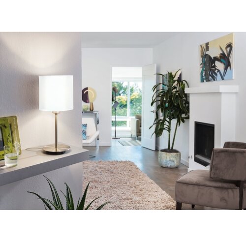 Eglo pasteri stona lampa/1, e14, v275, nikl-mat/bela DED94M2 Cene