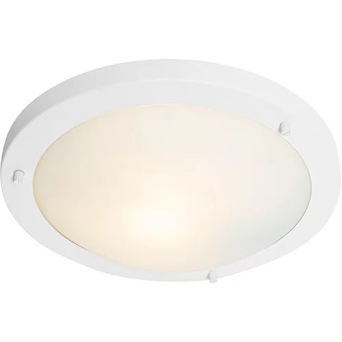 QAZQA Moderna stropna svetilka bela 31 cm IP44 - Yuma