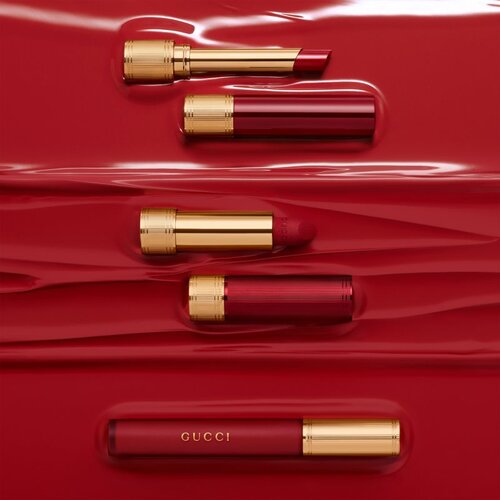 Gucci Beauty Rouge &amp;agrave; L&amp;egrave;vres Matte Lipstick matirajući ruž za usne nijansa 509 Rosso Ancora 3.5 g Slike