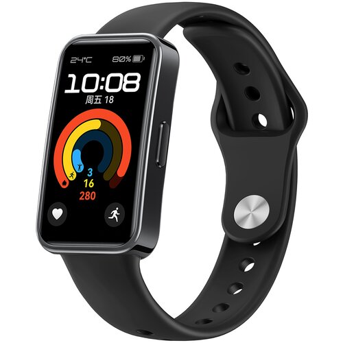 INF silikonski nadomestni pa&scaron;ček za huawei band 10 black, (22064034) Cene