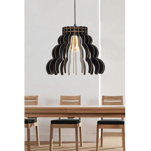 Opviq Luster Cloudy, 70cm, E27, crna Cene