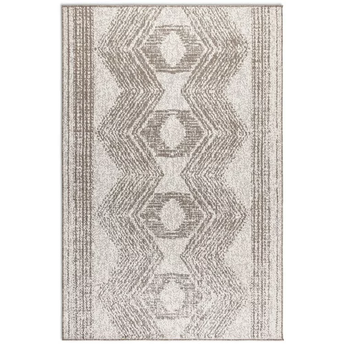 Elle Decoration Smeđi/krem vanjski tepih 80x150 cm Gemini –
