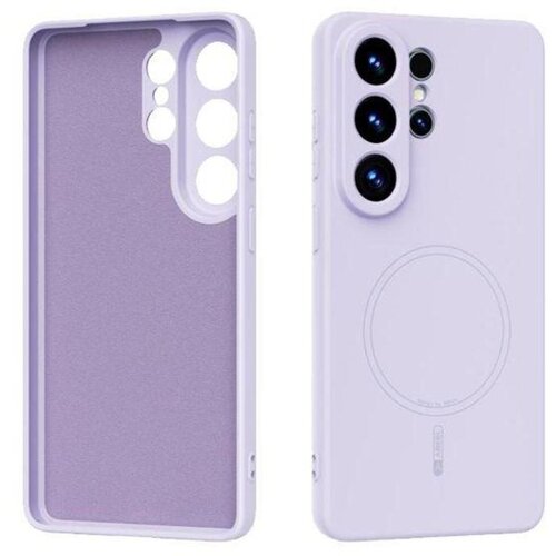 Chameleon Gumiran magnetni ovitek (TPU Magnetic Pastel) za Samsung Galaxy S26 Ultra, vijoličen Cene