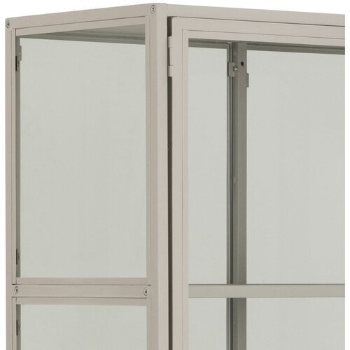 Actona siva vitrina 77x186x35 cm seaford &amp;ndash; Slike