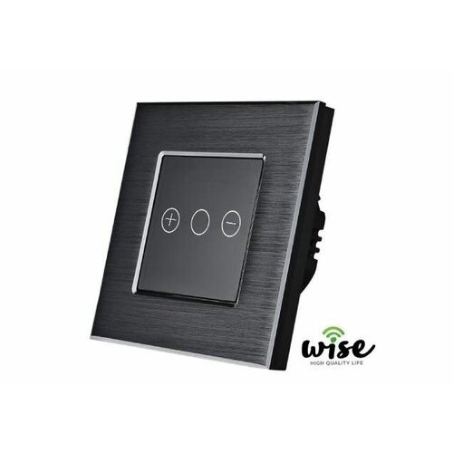 Wise Wifi dimer, aluminijumski panel - crni WD0013 Slike