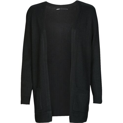 Only ONLLESLY L/S OPEN CARDIGAN KNT NOOS Crna Cene