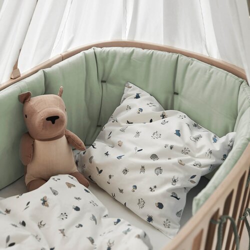 Leander&amp;reg; tkanena ograda za dječji krevet classic&amp;trade; sage green Slike