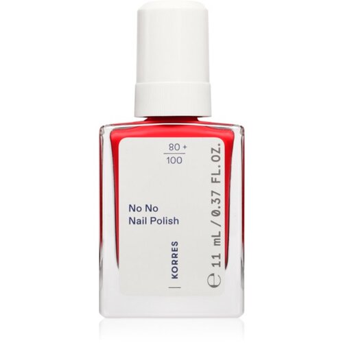 Korres No No Nail Polish negovalni lak za nohte odtenek 48 Coral Red 11 ml Cene