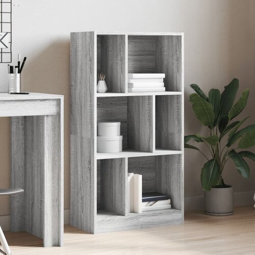  Regal za knjige boja hrasta 57x28,5x107,5 cm konstruirano drvo Slike