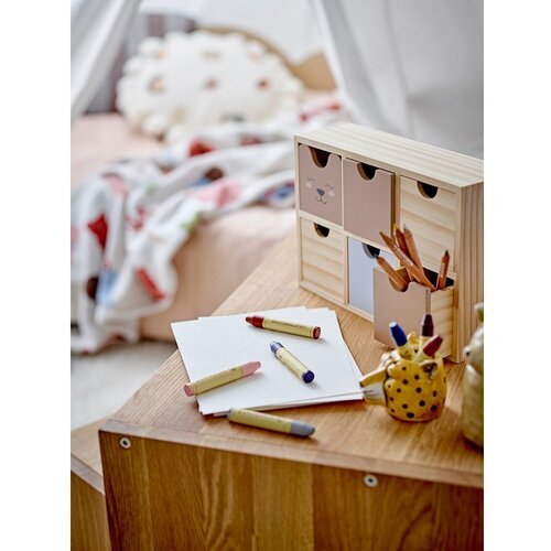 Bloomingville Mini Drveni organizator za dječje igračke u prirodnoj boji 27x8x18 cm Calle &amp;ndash; Slike