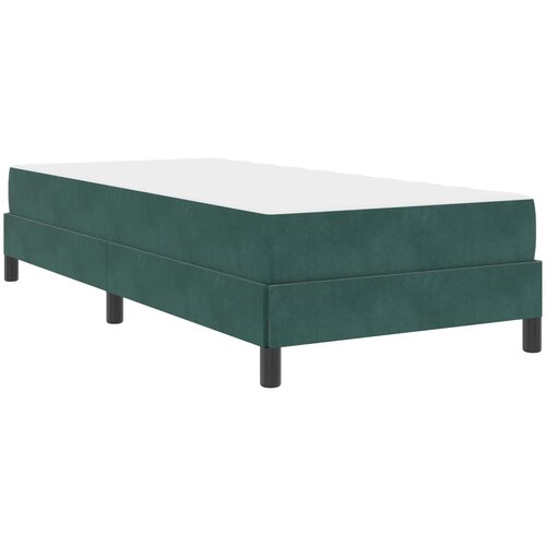  Krevet s opruga kutije Tamnozelena 100 x 200 cm tkanina Slike