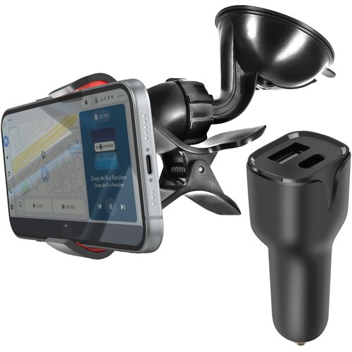 AVIZAR Paket avtomobilskih dodatkov z avtomobilskim polnilnikom USB-C in priseskom, (5000309133) Slike
